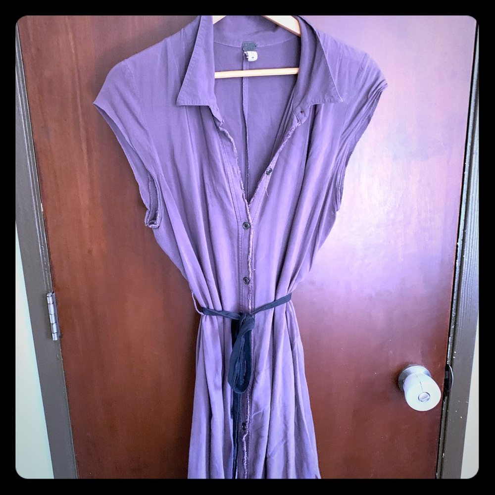 Free people purple mini dress